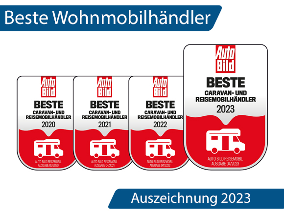 Autobild Auszeichnung beste Reisemobilhändler 2023
