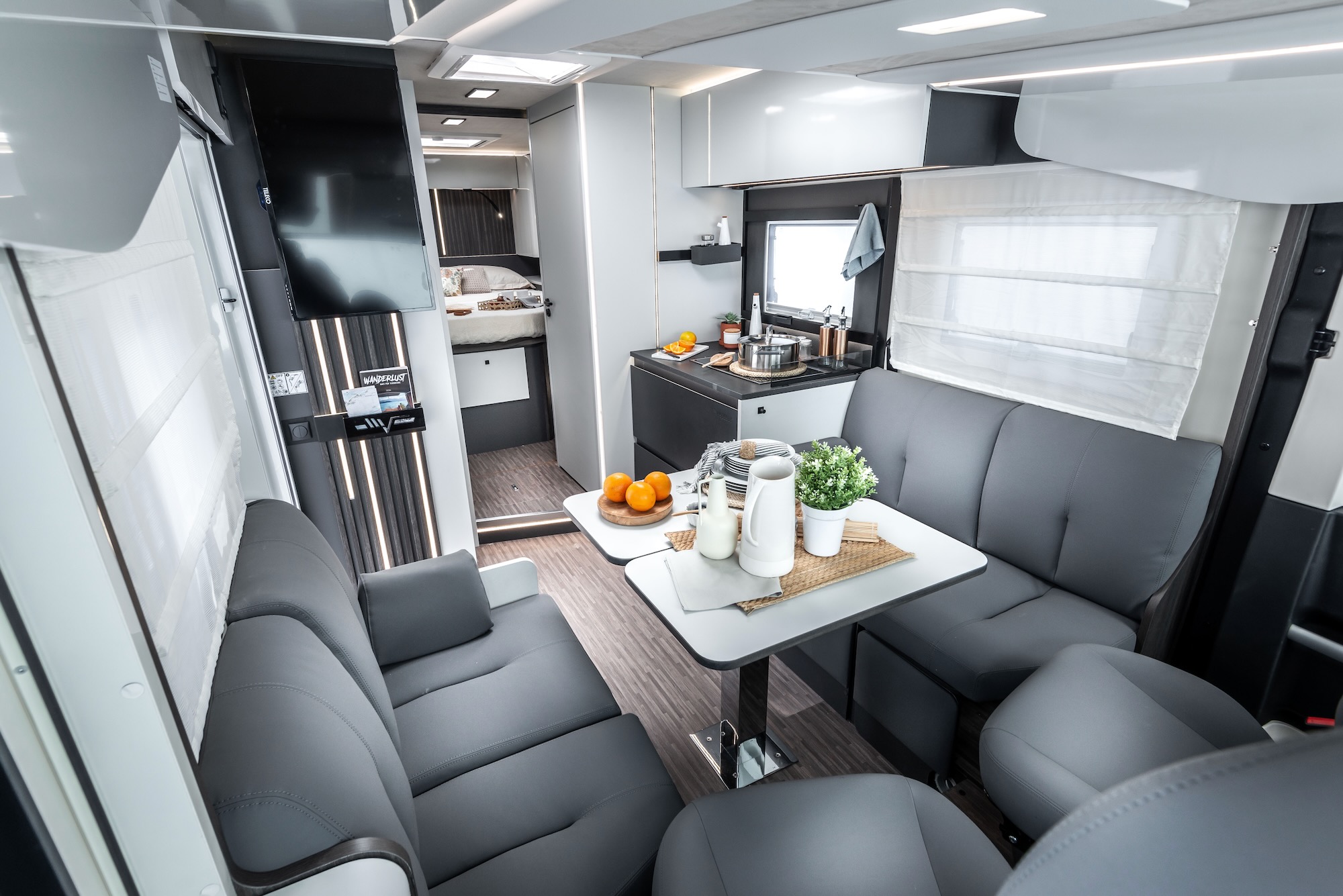 Polstervariante Comfort Grey im Mobilvetta Kea I 90
